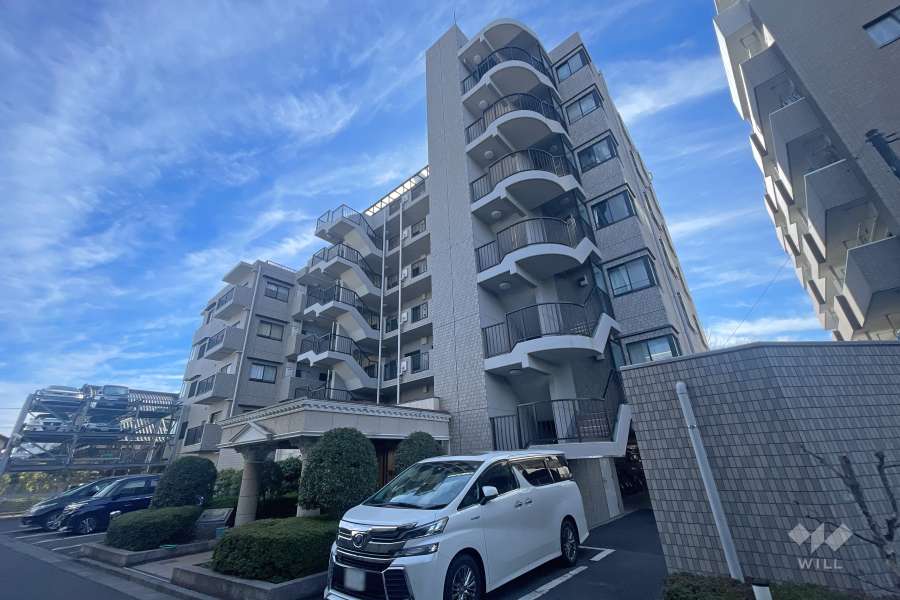 モナーク足立高野町の外観（北西側から）