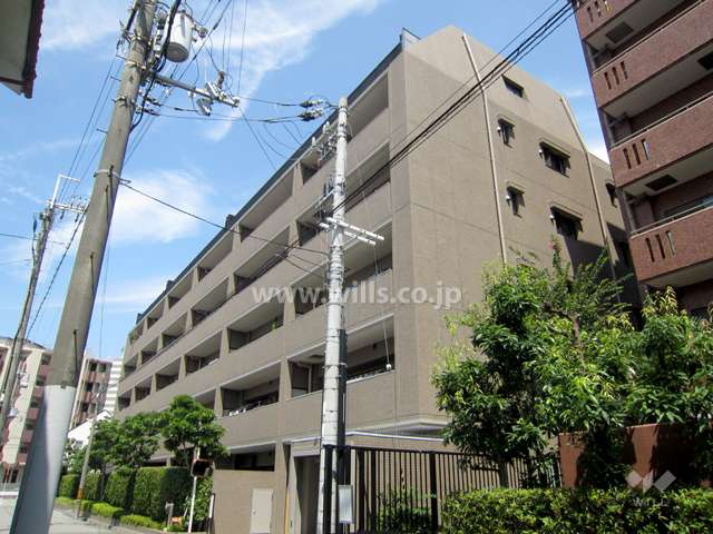 コスモ池田パークフォルムの外観（南東側から）