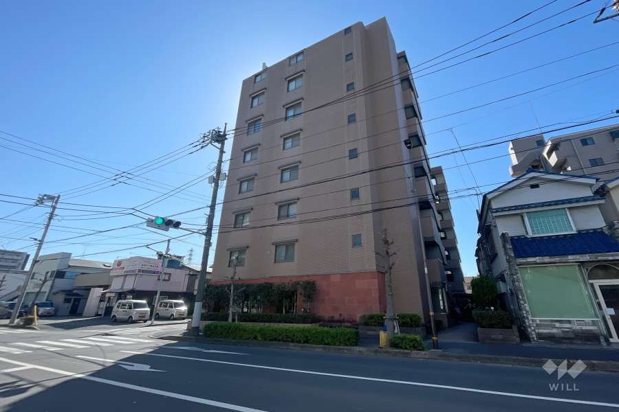 デュオコート竹ノ塚の外観（北西側から）