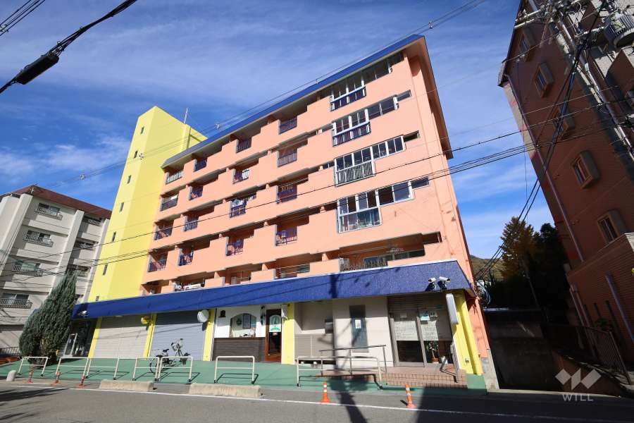 レインボーハイツの外観(南東側から)