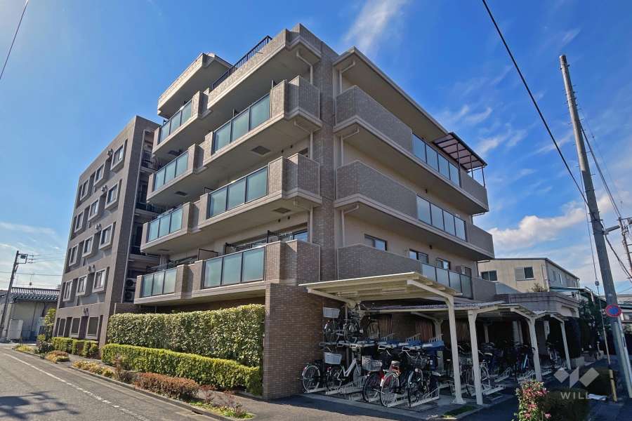 プレストジュール竹の塚の外観（北東側から）