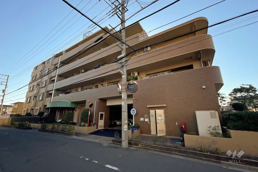 レクセルマンション五反野ビバーチェの外観（北東側から）