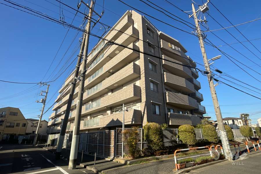 ディアレスト鹿浜の外観（南東側から）