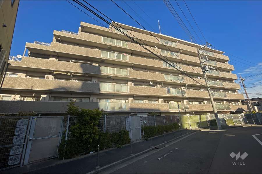 ディアレスト鹿浜の外観（南西側から）