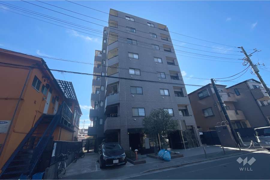 レーベンハイム西新井アインの外観（北側から）