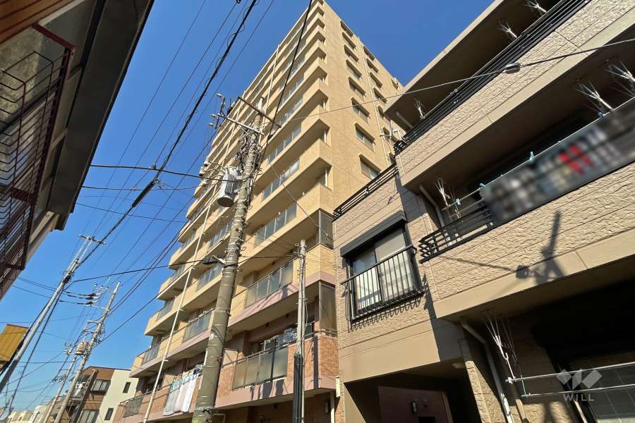 ベルググランデ五反野の外観（南東側から）