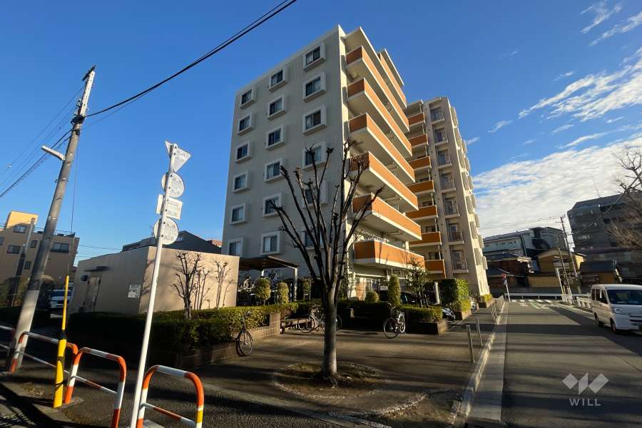 レーベンハイム西新井セレンティーレの外観（北西側から）