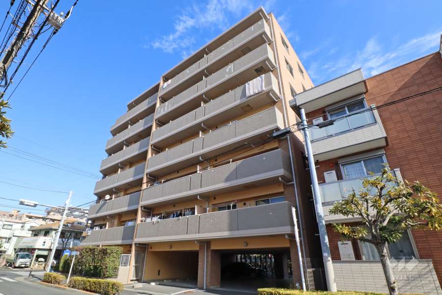 サンクレイドル綾瀬東の外観（南西側から）