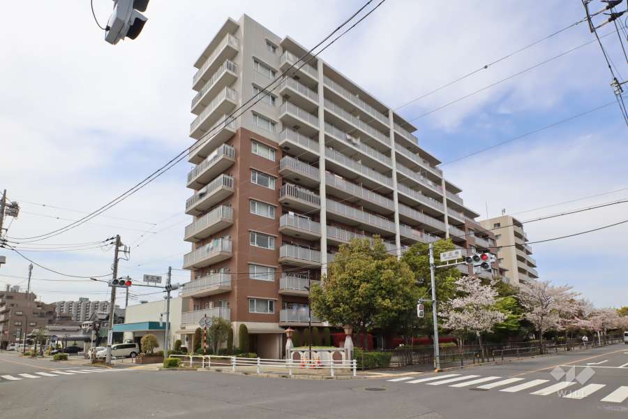 グランスイート綾瀬桜木橋の外観（南東側から）