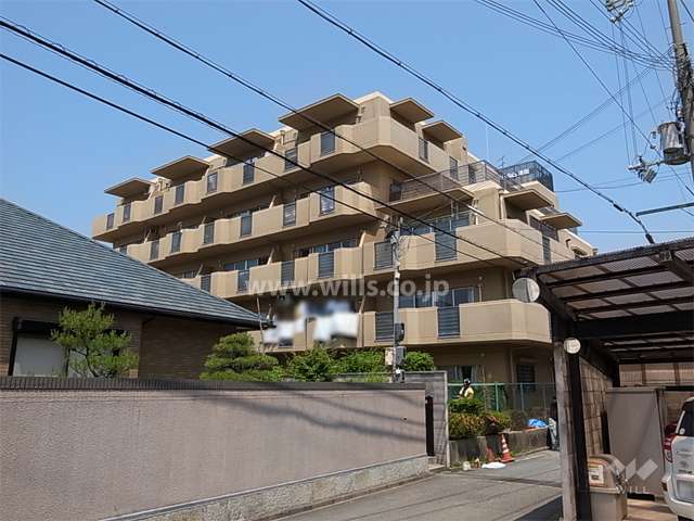 シャルム池田2号棟の外観（南東側から）