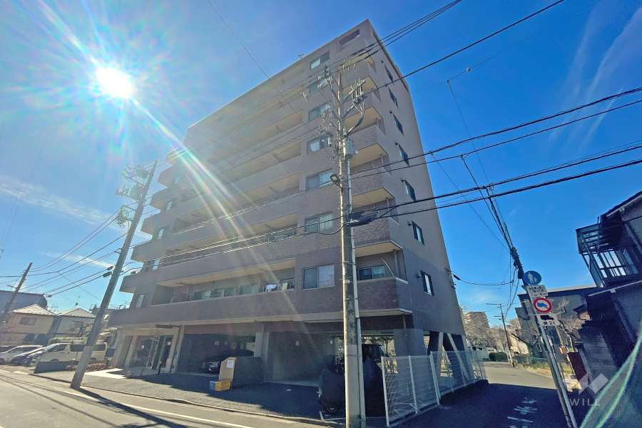 コンフォラス西新井の外観（北東側から）
