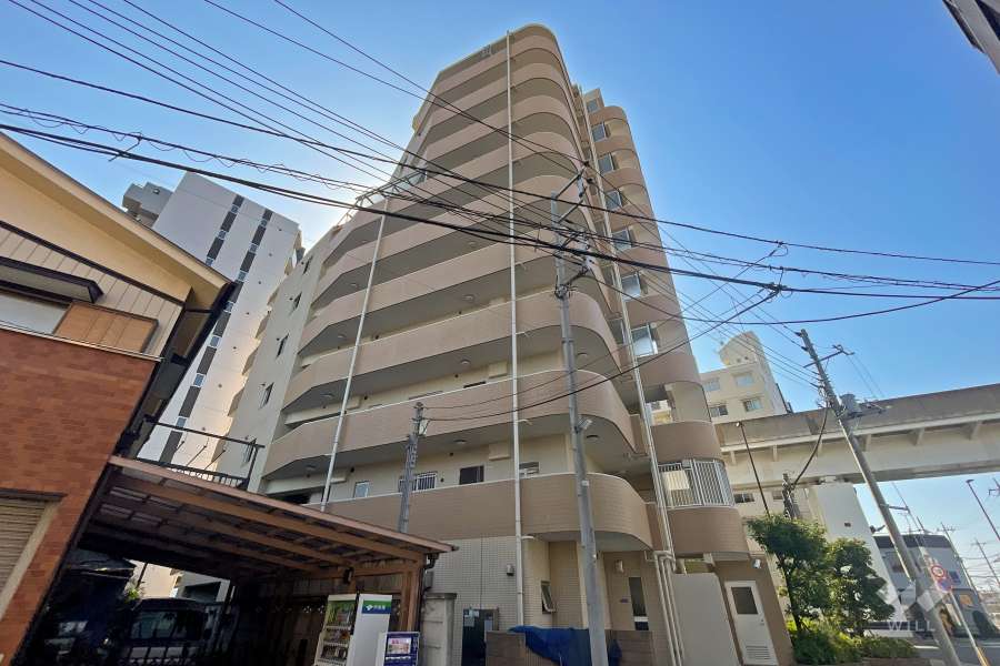 グラード舎人の外観（北東側から）