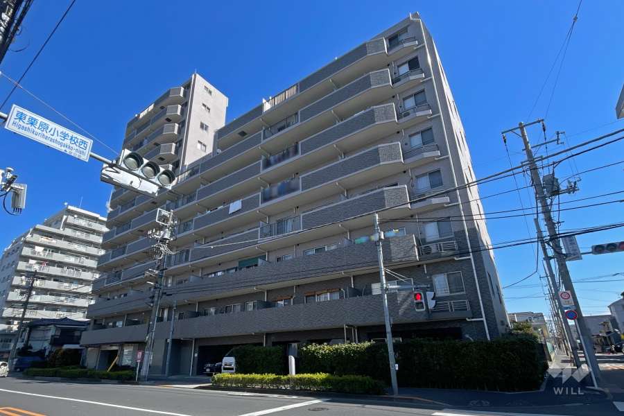 サンクレイドル六町パラッツォの外観（南西側から）