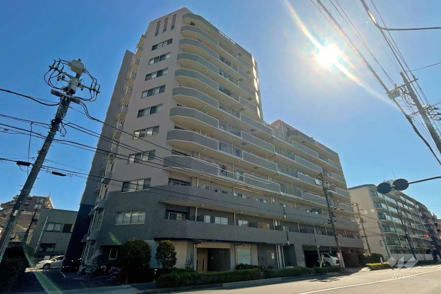 サンクレイドル六町パラッツォの外観（北西側から）