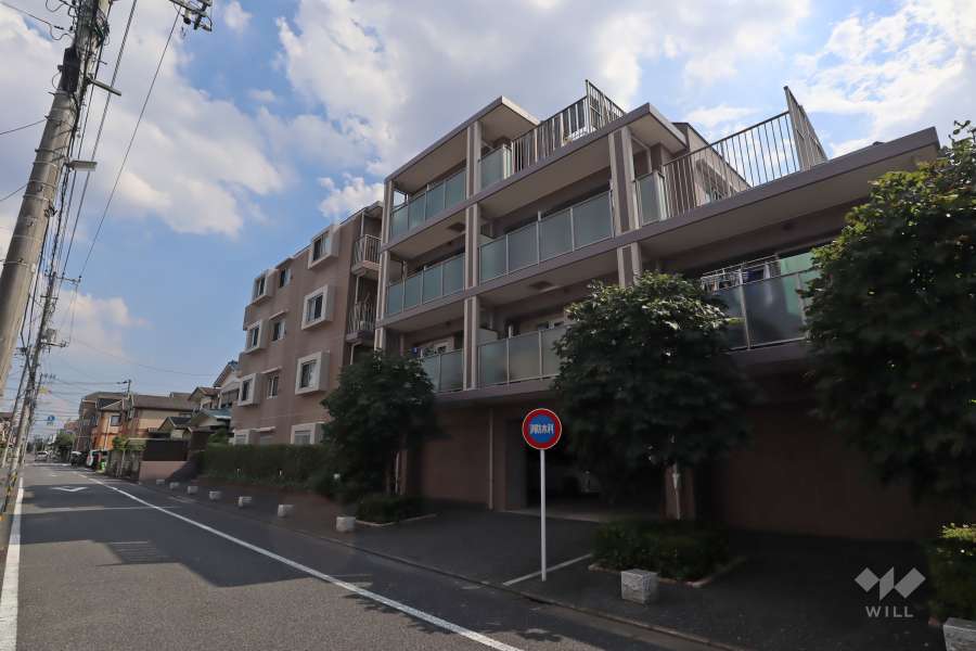 グローベルザプレイス舎人親水公園の外観（北東側から）