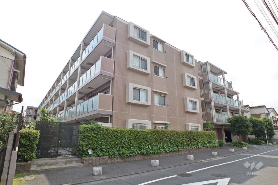 グローベルザプレイス舎人親水公園の外観（東側から）