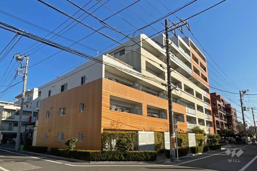 ランドステージ亀有ヴェレスタの外観（西側から）