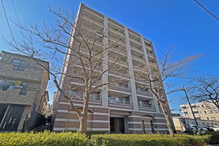 アンビシャス綾瀬の外観（南東側から）