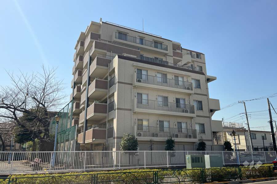 サンクレイドル梅島の外観（北東側から）