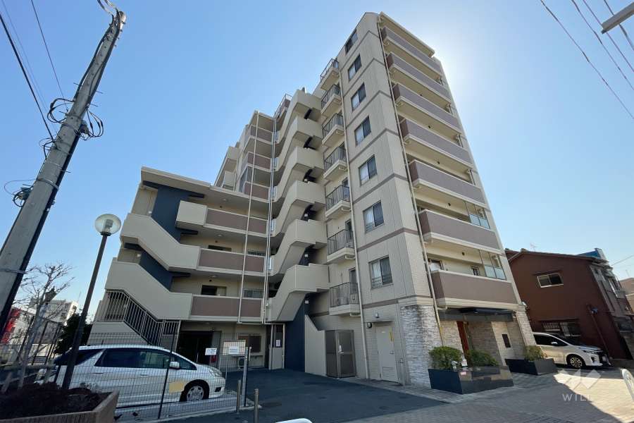 サンクレイドル梅島の外観（北西側から）　　