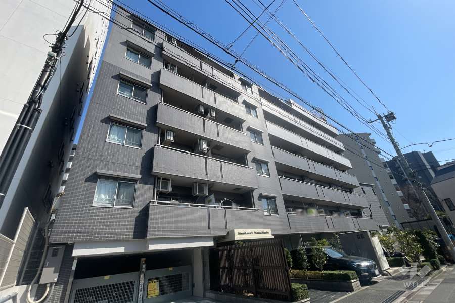 親水公園第２ダイヤモンドマンションの外観（北西側から）　