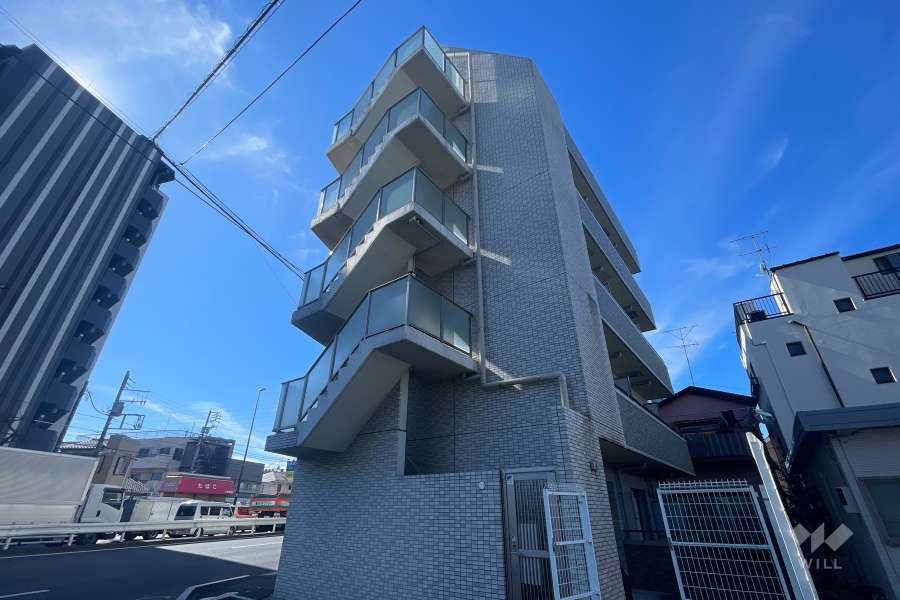 グランフォース西新井の外観（北東側から）