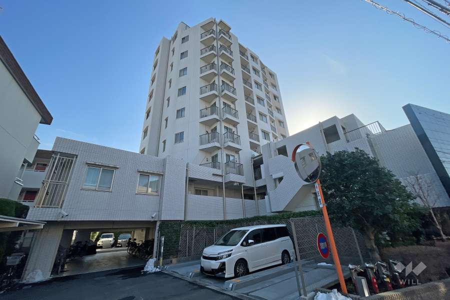 レジデンシャルステート北綾瀬パークビューの外観（北東側から）