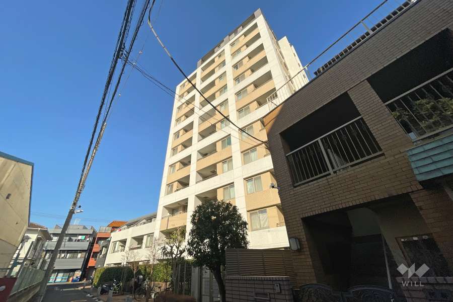 レジデンシャルステート北綾瀬パークビューの外観（南西側から）