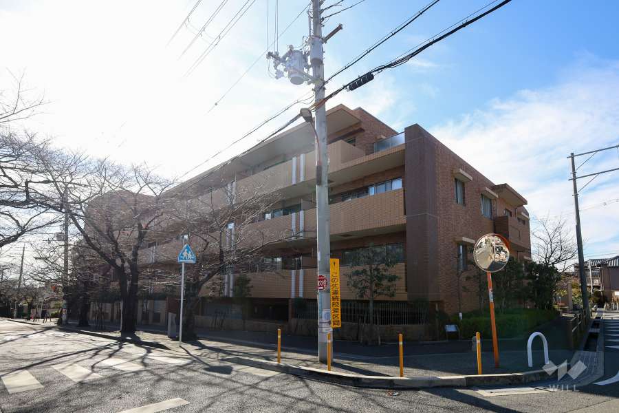 ブリリア箕面さくら並木通りの外観（北東側から）