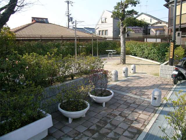 敷地に隣接する公園