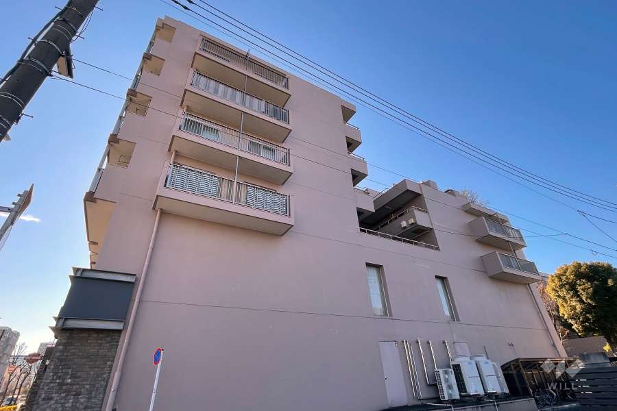 いづみハイツ竹の塚の外観（北東側から）