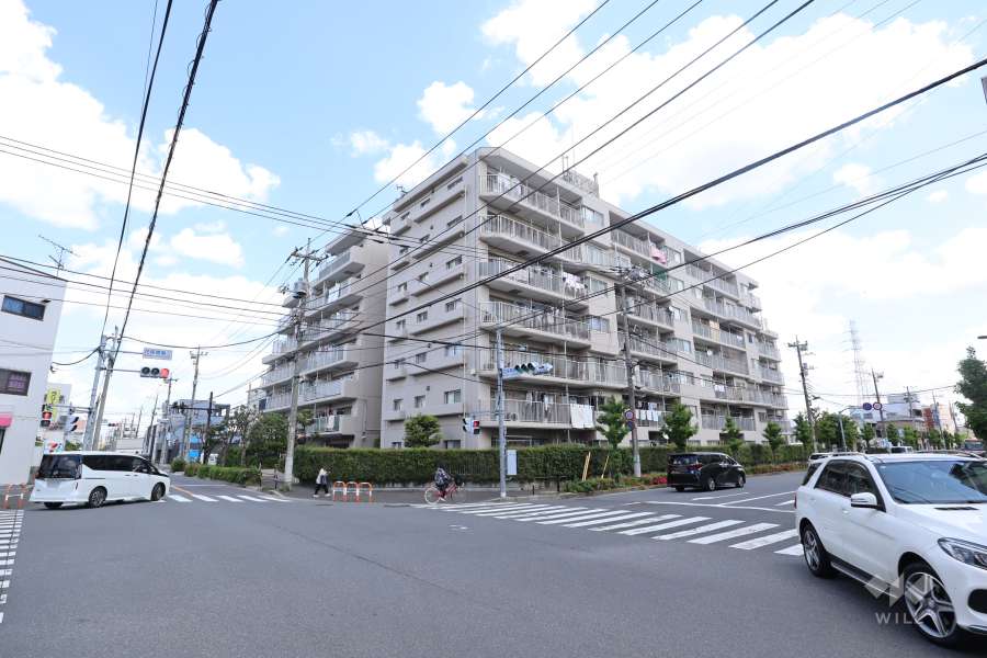 カームタウン南花畑の外観（南西側から）