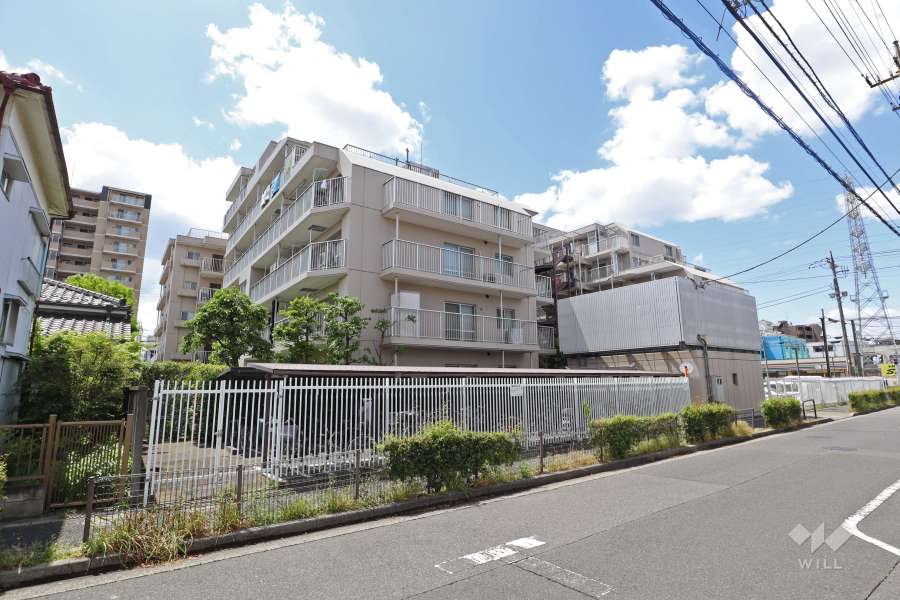 カームタウン南花畑の外観（北東側から）