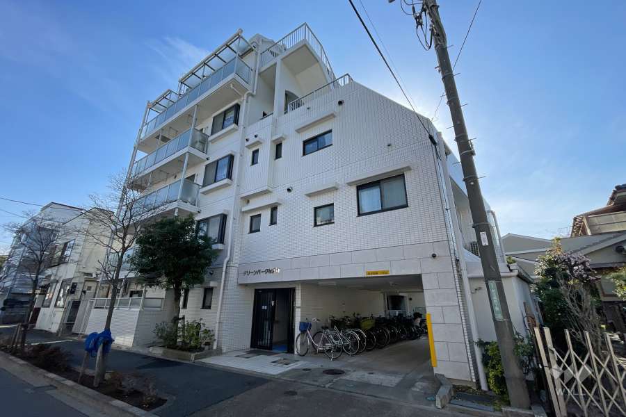 グリーンパーク花畑８の外観（北東側から）