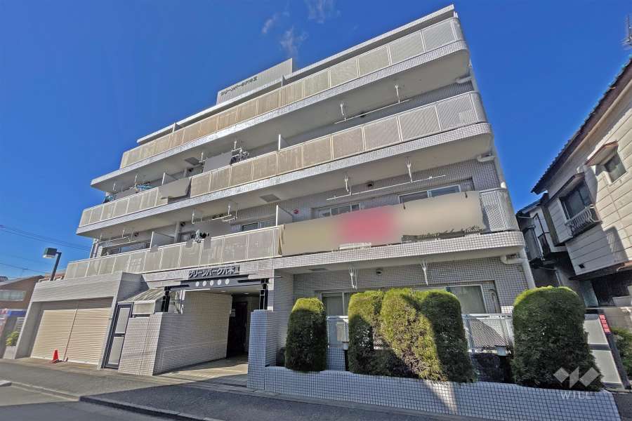 グリーンパーク六木2の外観（南東側から）