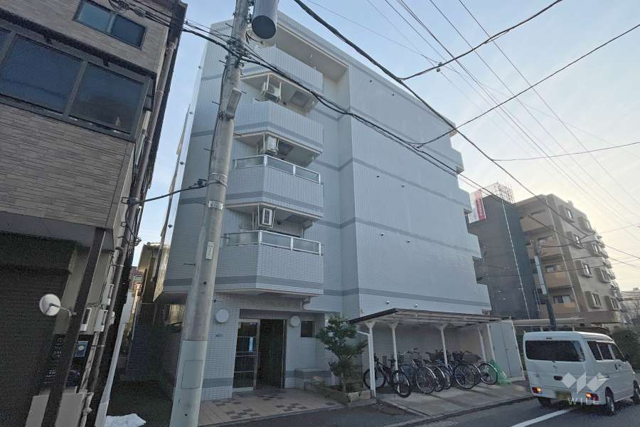 グリーンプラザ東綾瀬2の外観（北東側から）