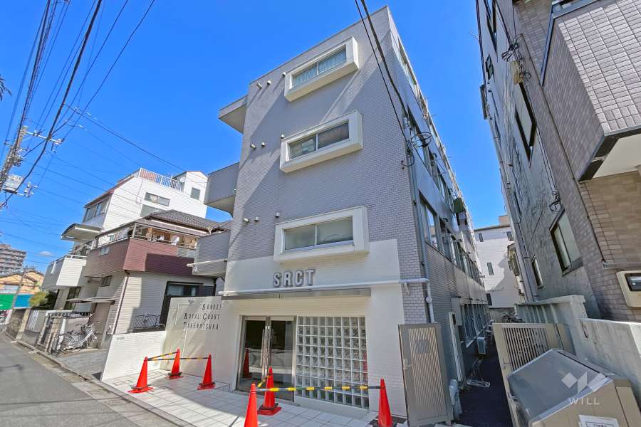 サンケイロイヤルコート竹の塚の外観（南東側から）