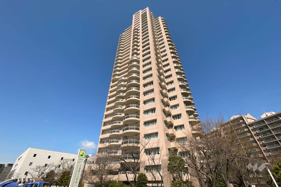 シテヌーブ北千住30 A棟の外観（南東側から）