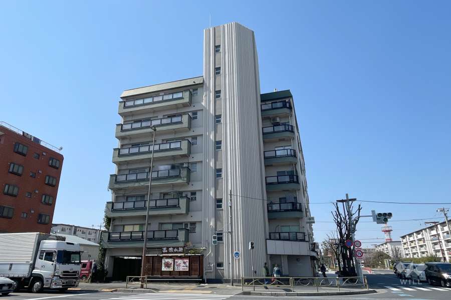 スカイタウン竹の塚の外観（北東側から）