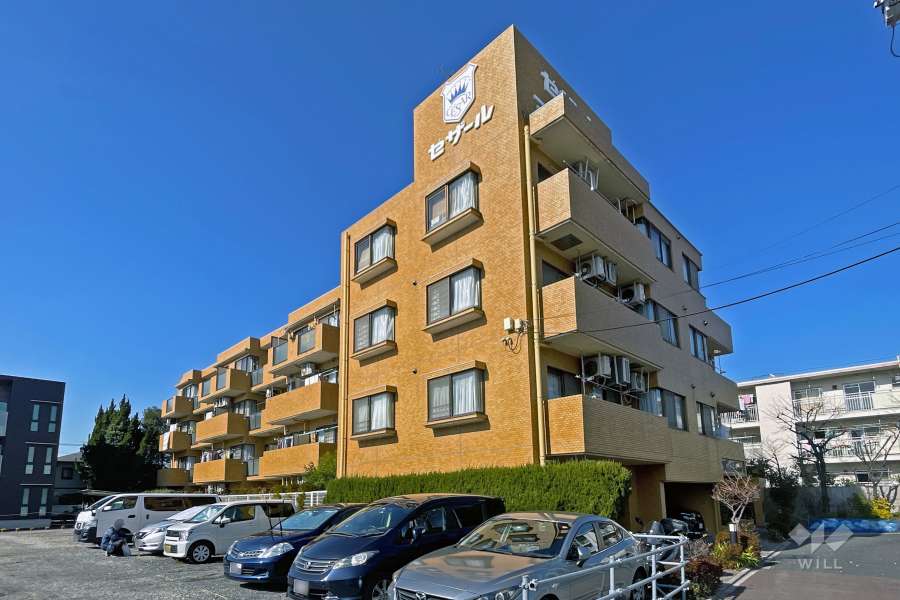 セザール竹ノ塚の外観（南西側から）