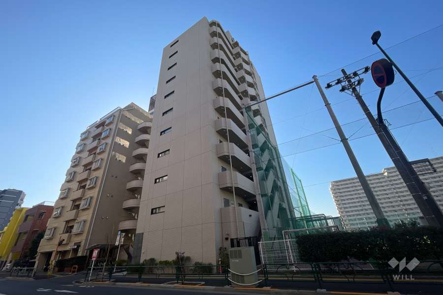 タック北千住の外観（北東側から）