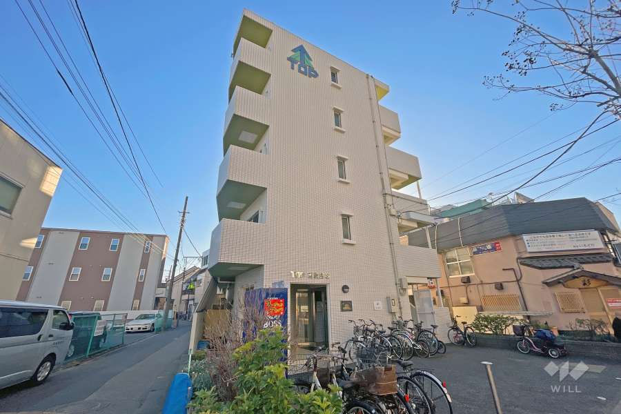 トップ五反野第３の外観（北東側から）