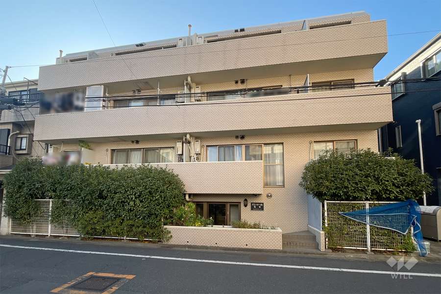 パレドール亀有の外観（北東側から）