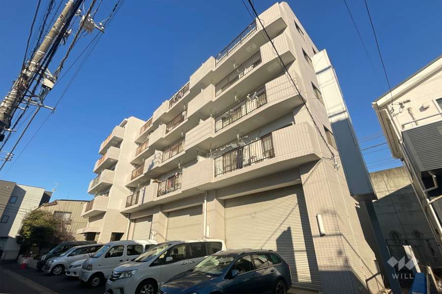 ペルレ五反野の外観（南東側から）