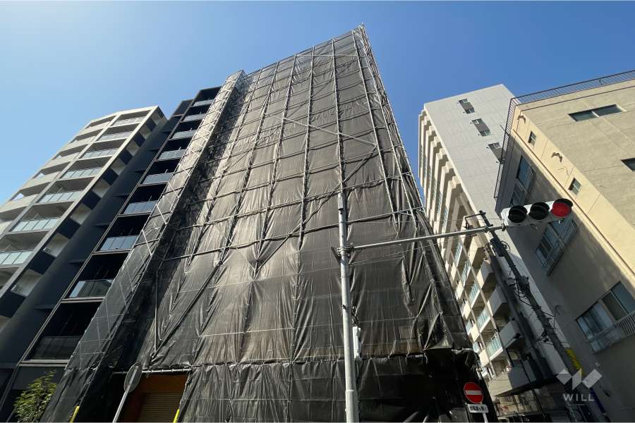 ライオンズマンション五反野第２の外観（北東側から）