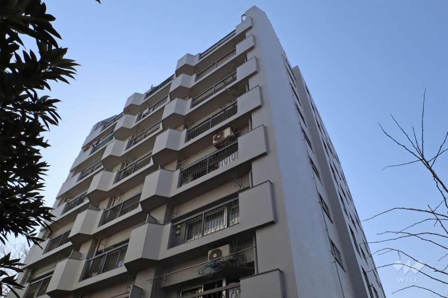 足立東和ダイヤモンドマンションの外観（北東側から）