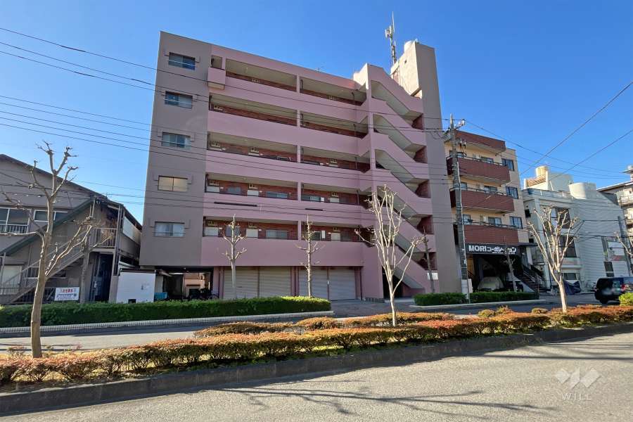 第15小倉ハイコーポの外観（北東側から）