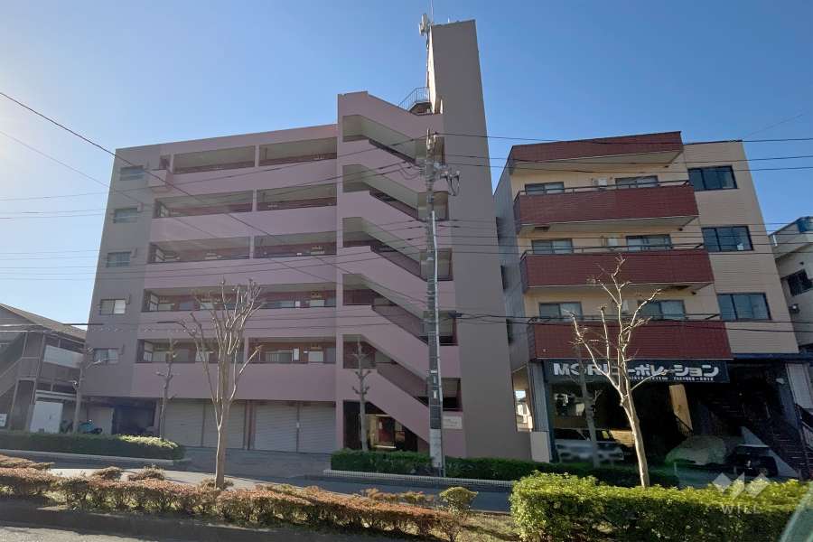 第15小倉ハイコーポの外観（北西側から）