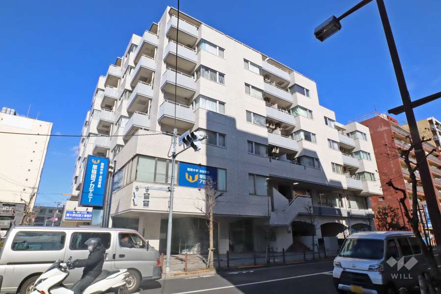 藤和綾瀬コープの外観（南西側から）