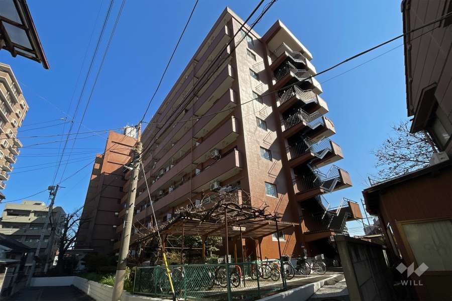 北千住コーポの外観（南西側から）